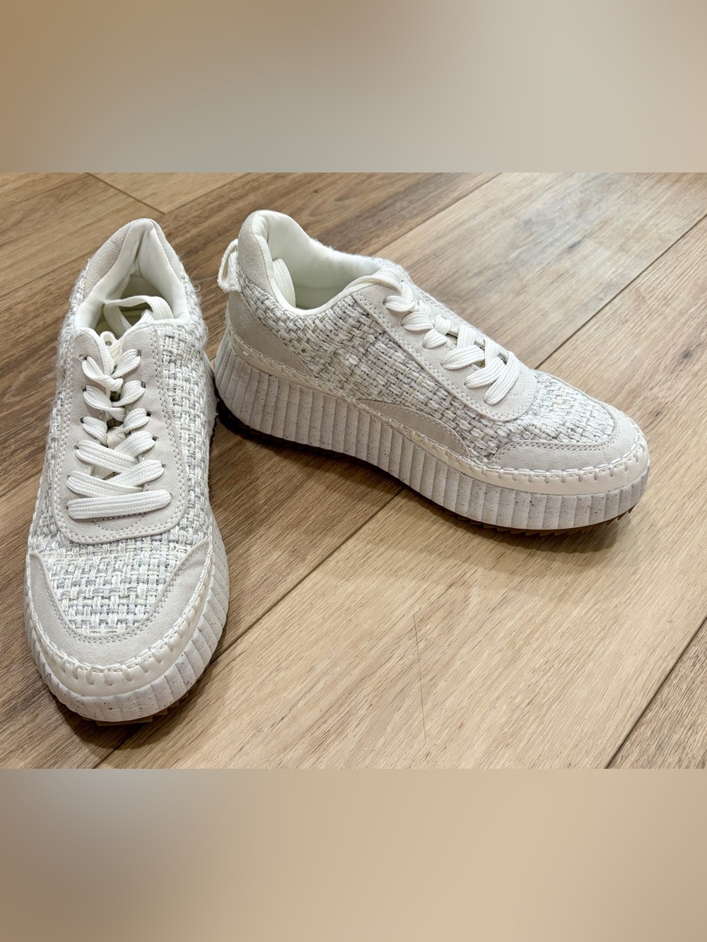 Universal Thread Persephone Platform Woven Platform Sneakers 8
